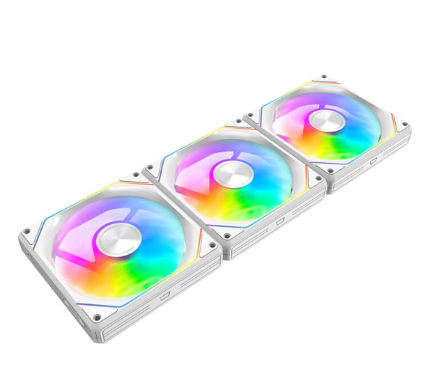 DarkFlash Gauss G24 White Triple Pack 3x120mm - 1339442 - zdjęcie 3
